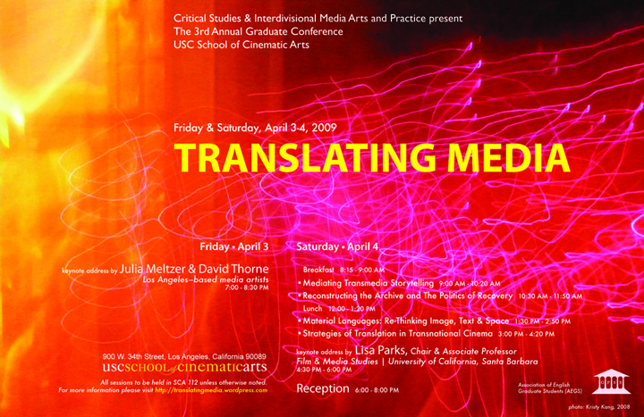 Translating Media, 4/3-4/4